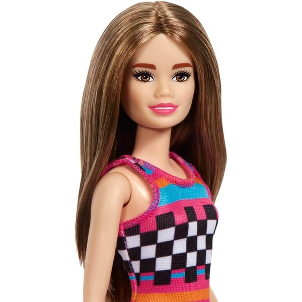 Barbie-Puppe mit Haustieren und mehrfarbigem Spielhaus für Kinder