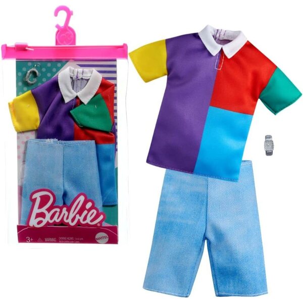Set Moda Tempo Libero Ken Barbie Mattel | Abbigliamento Bambole 3+ Anni