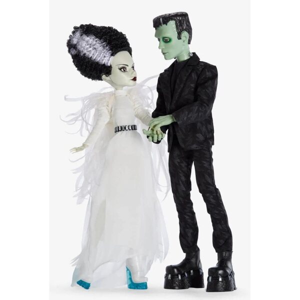 Monster High Skullector Frankenstein & Bride Set 10,5-Zoll-Puppen mit exklusiven Details