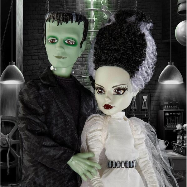 Monster High Skullector Frankenstein & Bride Set 10,5-Zoll-Puppen mit exklusiven Details