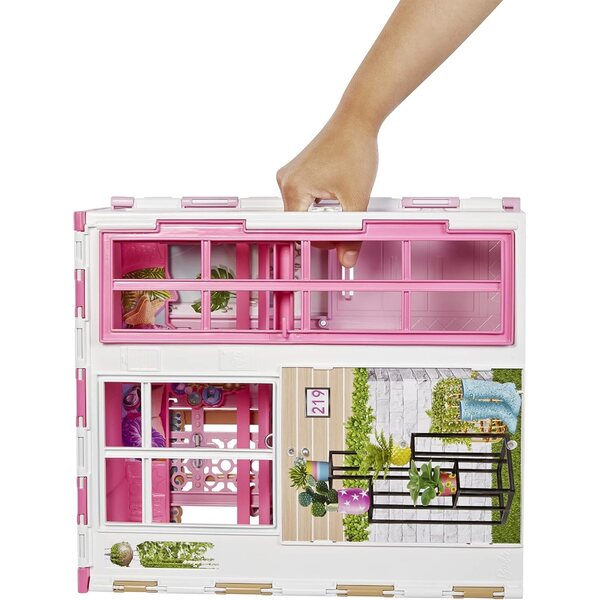 Barbie Dream House mit Puppe und Zubehör – Komplettes Spielset Mattel