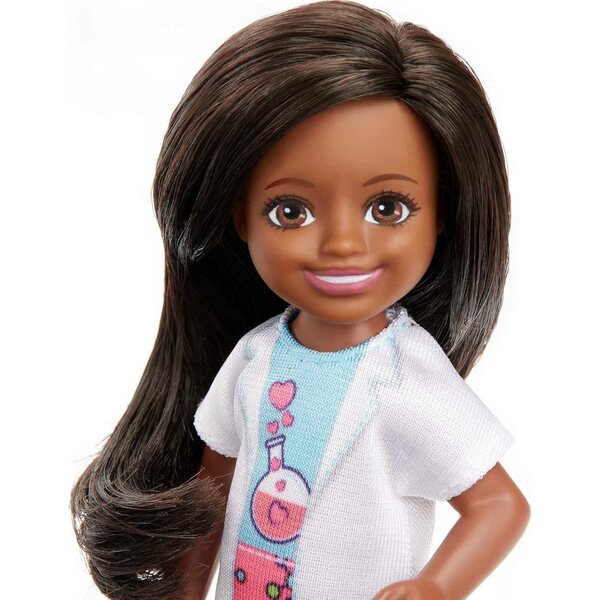 Barbie Chelsea Wissenschaftlerin mit Chemielabor und Lernzubehör