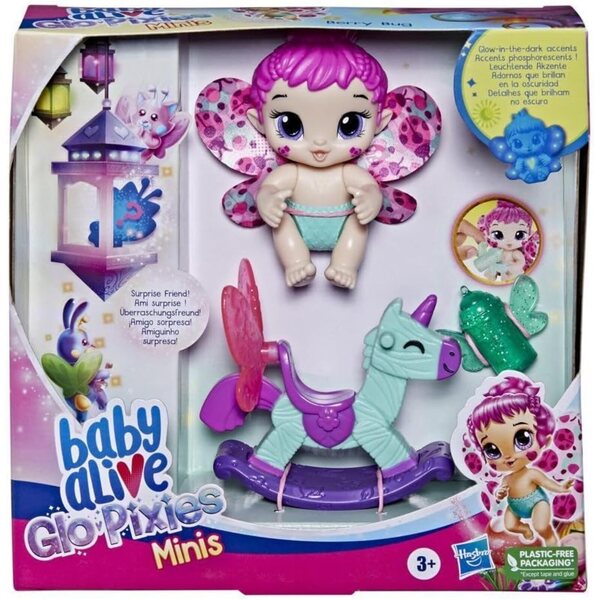 Baby Alive Glo Pixies Minis Berry Bug Leuchtpuppe 10 cm
