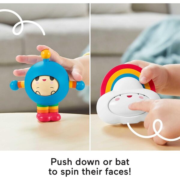 Fisher-Price Happy World Friends Geschenkset – Lernspielzeug für Kinder