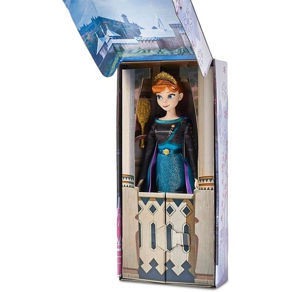 Disney Anna Frozen 2 Puppe – Elegante Prinzessin 29 cm mit Deluxe-Kostüm