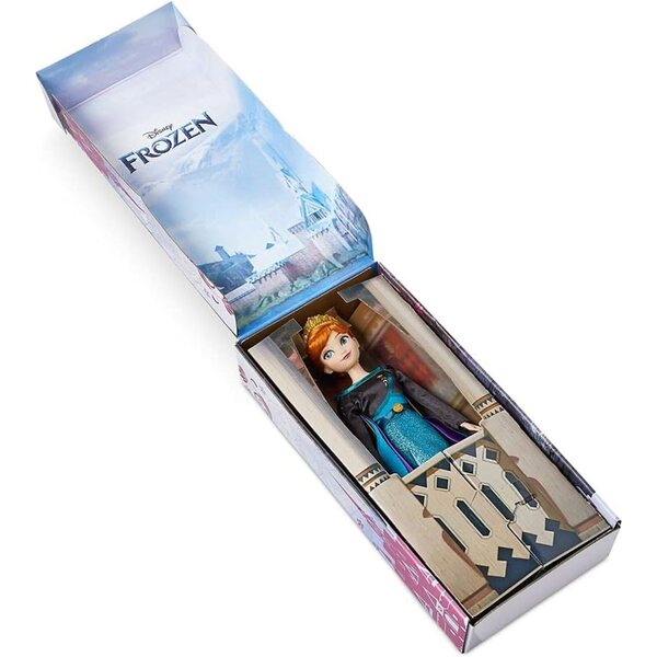 Disney Anna Frozen 2 Puppe – Elegante Prinzessin 29 cm mit Deluxe-Kostüm