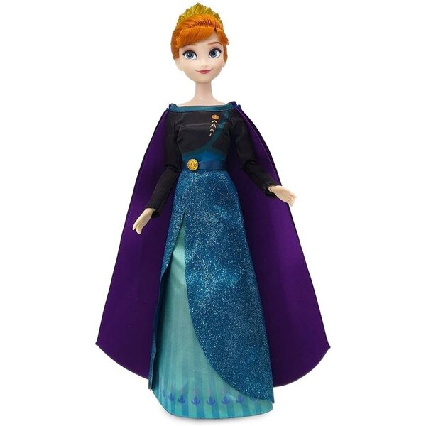 Disney Anna Frozen 2 Puppe – Elegante Prinzessin 29 cm mit Deluxe-Kostüm