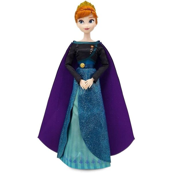 Disney Anna Frozen 2 Puppe – Elegante Prinzessin 29 cm mit Deluxe-Kostüm