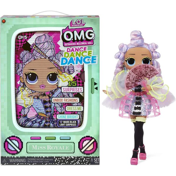 L.O.L. Surprise OMG Dance Doll Miss Royale: Sammelpuppe mit exklusiver Kleidung