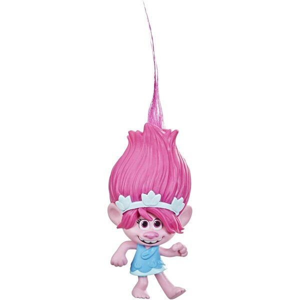 Hasbro Trolls Surprise Poppy Kleine Puppe mit zwei im Haar versteckten Kreaturen