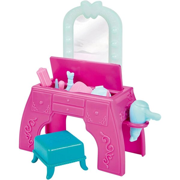 Bambola Evi Love Beauty Fairy con tavolo da toeletta e 9 accessori, 12 cm