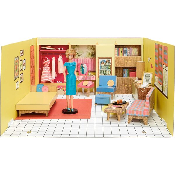 Barbie Dreamhouse 75° Anniversario Casa Classica con Bambola e Accessori Vintage