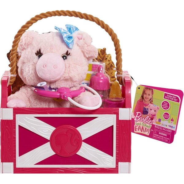 Barbie Farm Pet Doctor Spielset – Arztspielzeug für Nutztiere