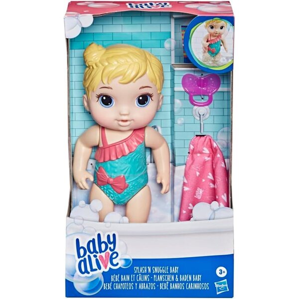 Baby Alive Baby Punny und Hugs Blonde mit Badeanzug und Accessoires