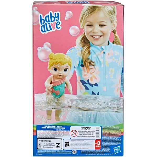 Baby Alive Baby Punny und Hugs Blonde mit Badeanzug und Accessoires