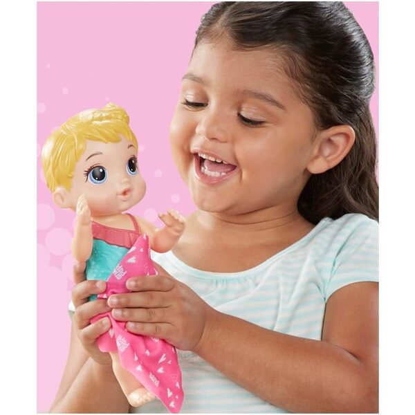Baby Alive Baby Punny und Hugs Blonde mit Badeanzug und Accessoires