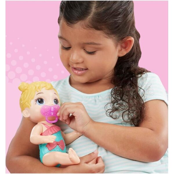 Baby Alive Baby Punny und Hugs Blonde mit Badeanzug und Accessoires