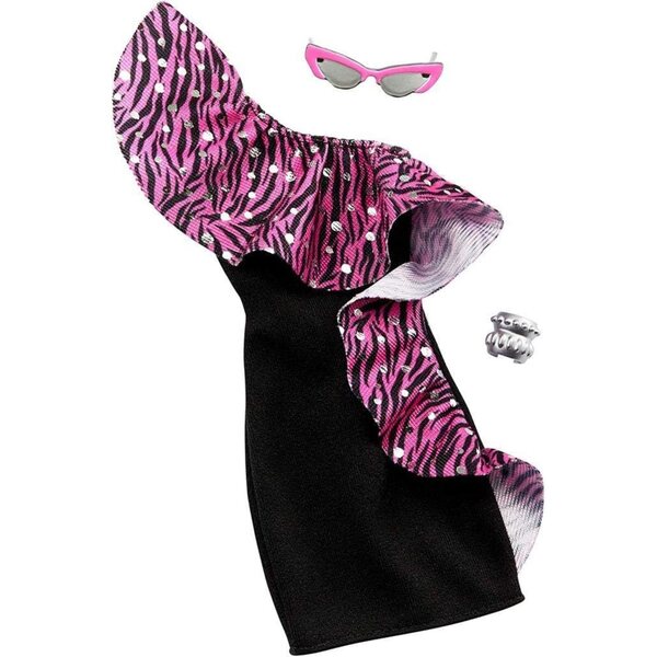 Barbie Abito Fashion GHW78 con 1 Outfit e 2 Accessori per Bambole