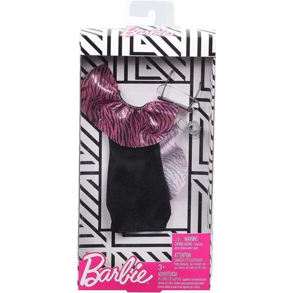 Barbie Abito Fashion GHW78 con 1 Outfit e 2 Accessori per Bambole