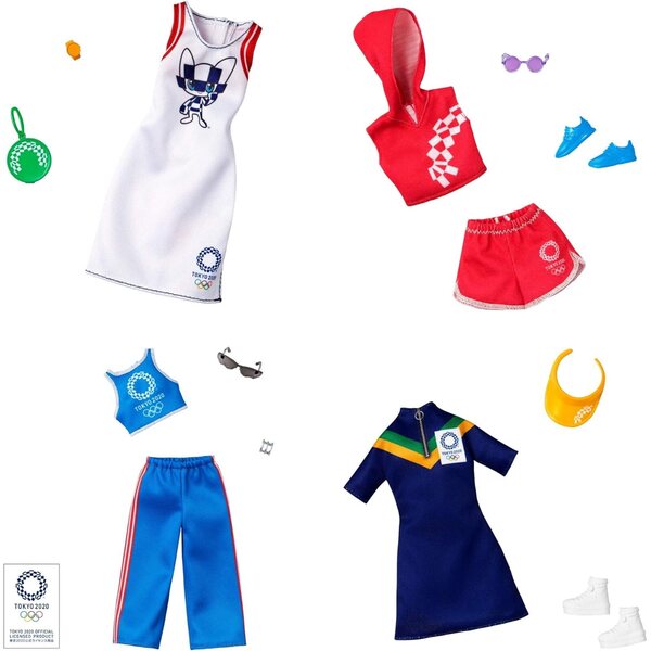 Barbie Fashion Pack Giochi Olimpici Tokyo 2020: Vestito e Accessori Sportivi
