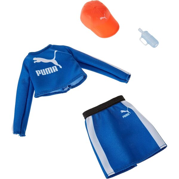 Barbie Outfit Puma con 2 Accessori Moda Sportiva per Bambole Trendy