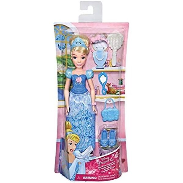 Disney Princess Bambola di Moda con 5 Principesse e Accessori Eleganti