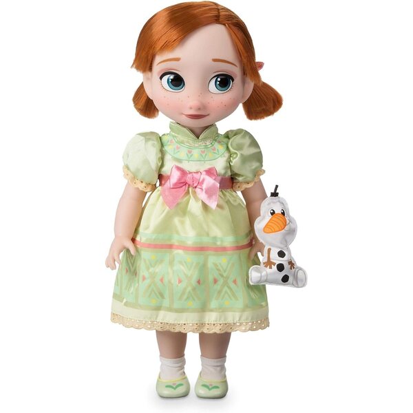 Disney Anna Frozen 16-Zoll-Puppe – Animators' Collection mit Olaf-Plüsch