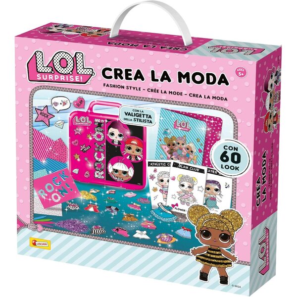 Liscianigiochi L.O.L Surprise Fashion Style Koffer mit 60 Looks und Accessoires