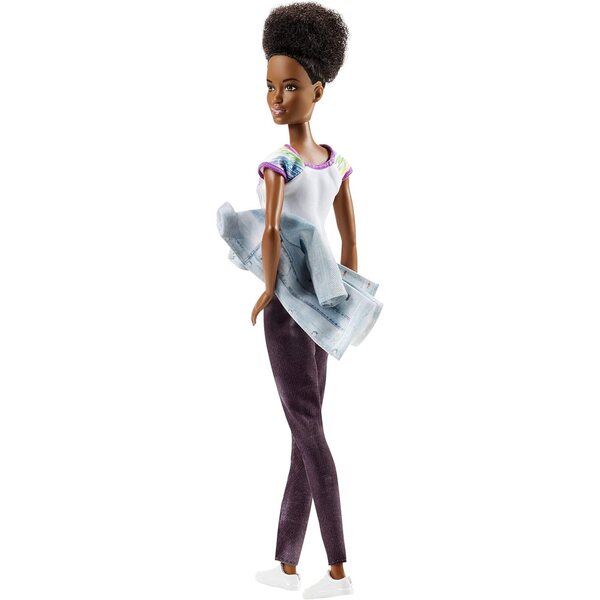 Barbie African American Robotic Engineer 16 cm mit Laptop und Spielzeugroboter