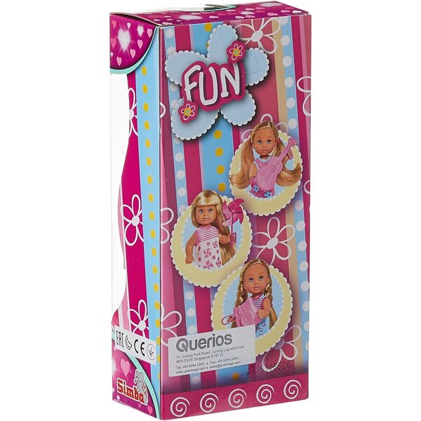 Bambola Evi Love Fun con accessorio, 3 modelli assortiti per bambini 3+ anni