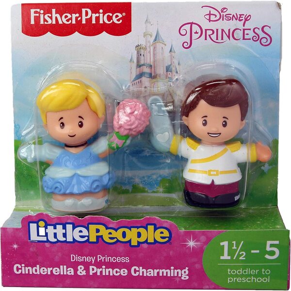 Little People Disney-Prinzessinnen Aschenputtel und Prinz – Disney-Spielzeug für Kinder ab 3 Jahren