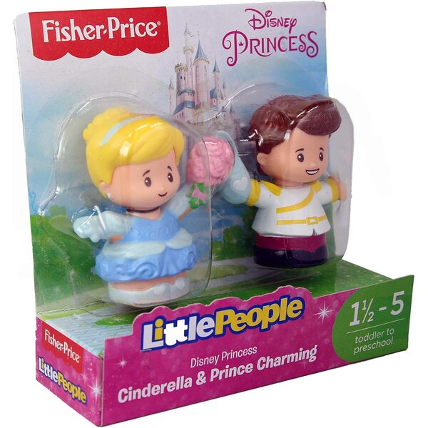 Little People Disney-Prinzessinnen Aschenputtel und Prinz – Disney-Spielzeug für Kinder ab 3 Jahren