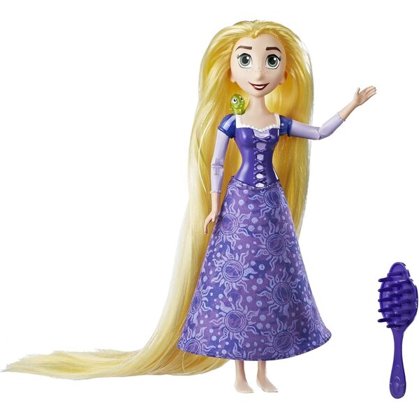 Disney Princess Rapunzel Bambola Cantante con Musica e Luce Pascal