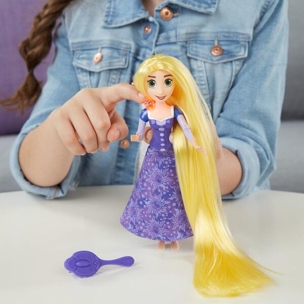 Disney Princess Rapunzel Bambola Cantante con Musica e Luce Pascal