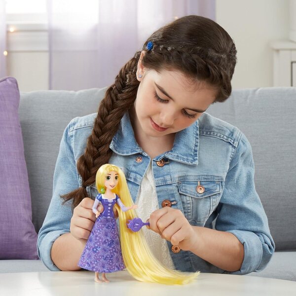 Disney Princess Rapunzel Bambola Cantante con Musica e Luce Pascal