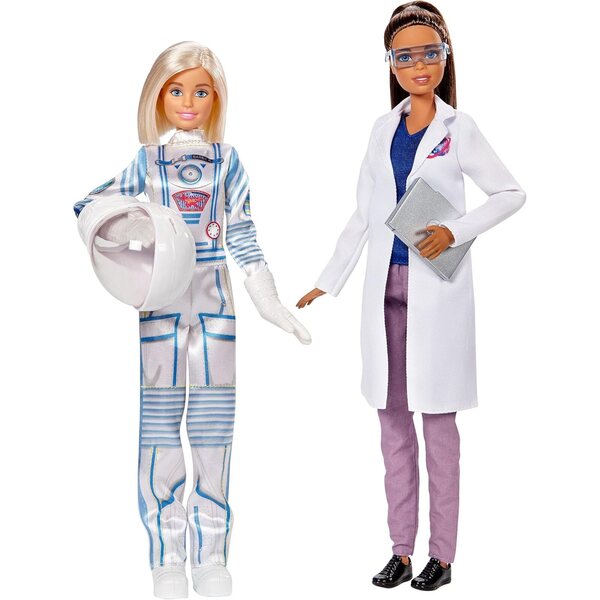 Barbie Karriere als Astronaut und Luft- und Raumfahrtingenieur – Set mit Weltraumpuppen und Zubehör