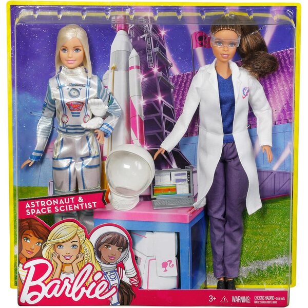 Barbie Karriere als Astronaut und Luft- und Raumfahrtingenieur – Set mit Weltraumpuppen und Zubehör