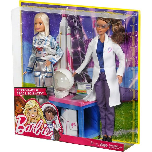 Barbie Karriere als Astronaut und Luft- und Raumfahrtingenieur – Set mit Weltraumpuppen und Zubehör