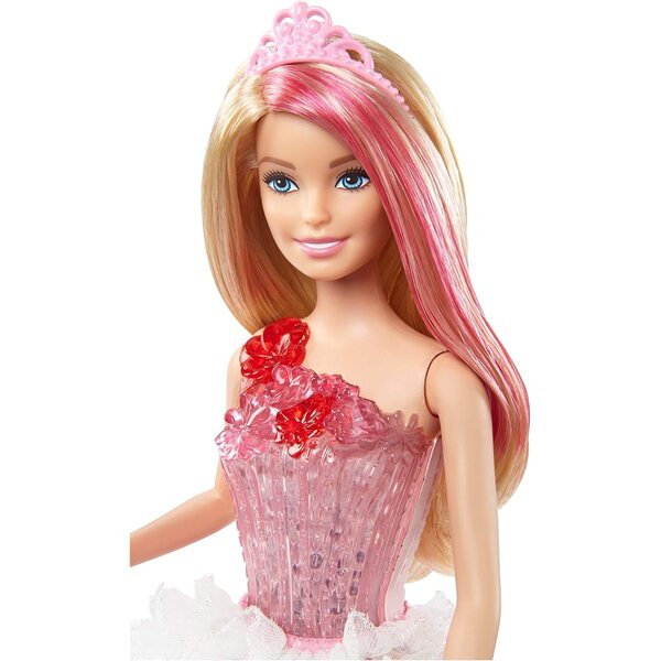 Barbie Principessa Regno delle Caramelle con luci e suoni e bacchetta magica
