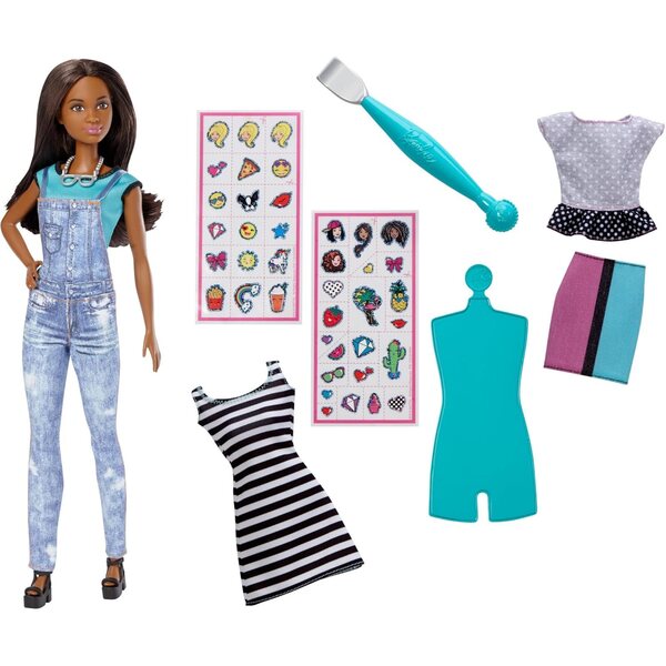 Barbie D.I.Y. Bambola Emoticon Fashion per Piccole Designer Creative