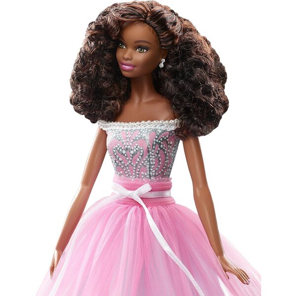 Barbie Collector Geburtstagswünsche-Puppe mit elegantem Kleid und Accessoires