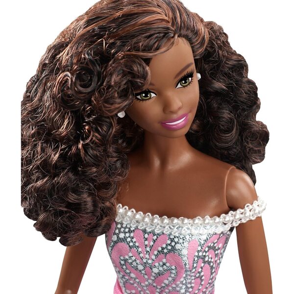 Barbie Collector Geburtstagswünsche-Puppe mit elegantem Kleid und Accessoires