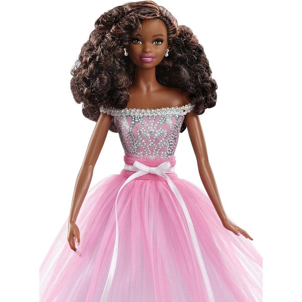 Barbie Collector Geburtstagswünsche-Puppe mit elegantem Kleid und Accessoires