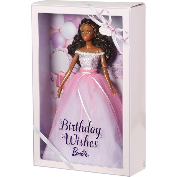 Barbie Collector Geburtstagswünsche-Puppe mit elegantem Kleid und Accessoires