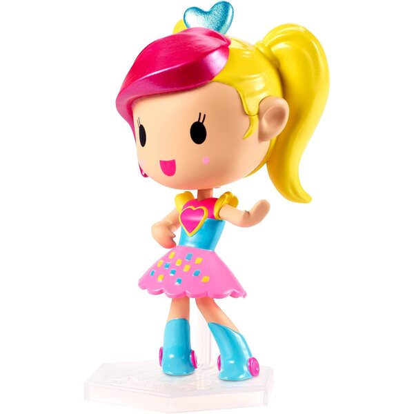 Barbie DTW14 Mehrfarbige Puppe mit Ständer, inspiriert von 2D-3D-Charakteren