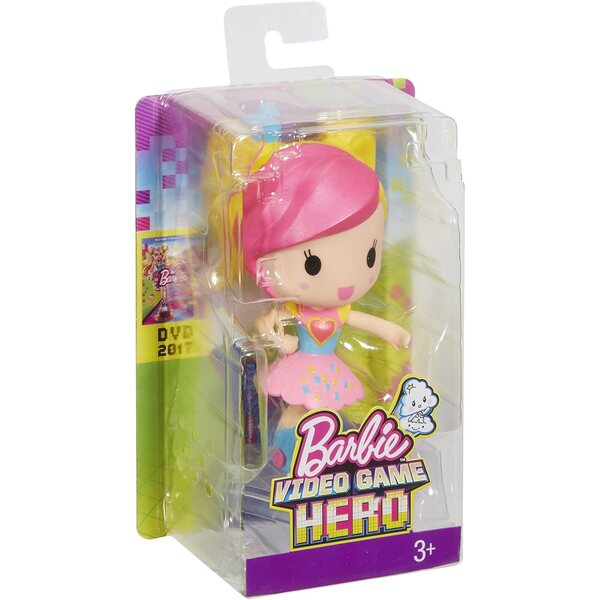 Barbie DTW14 Mehrfarbige Puppe mit Ständer, inspiriert von 2D-3D-Charakteren