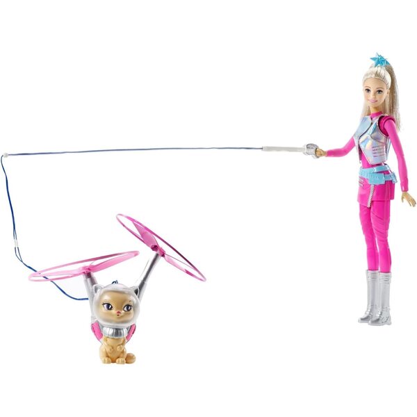 Barbie Star Adventure mit fliegendem Kätzchen und Weltraumzubehör