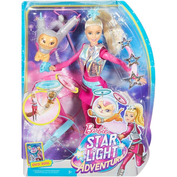 Barbie Avventura Stellare con Gattino Volante e Accessori Spaziali
