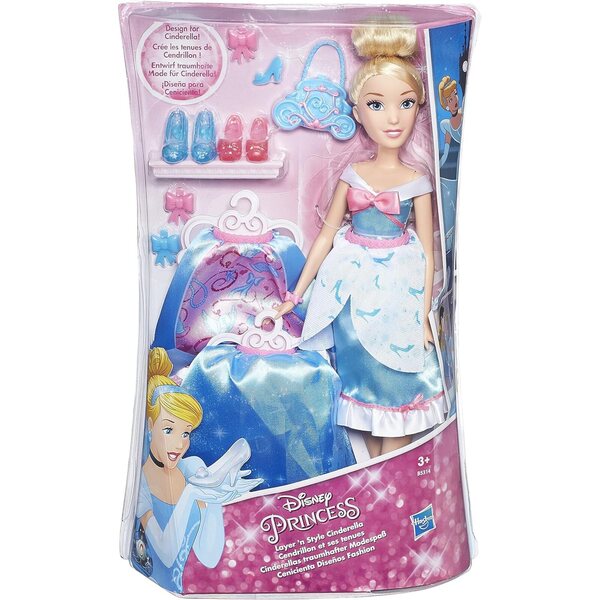 Hasbro-Puppen – Disney-Prinzessin-Puppe mit mehrfarbigem, verwandelbarem Kleid