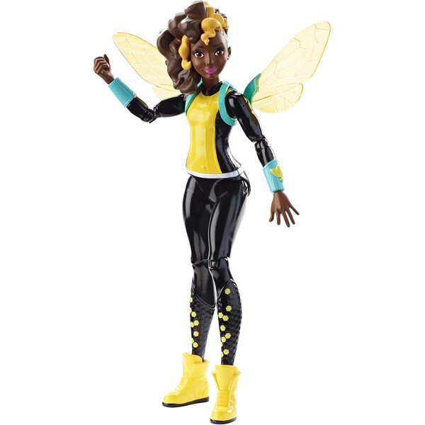 DC Super Hero Girls 15 cm große Bumblebee-Puppe mit 11 Gelenken für dynamische Action